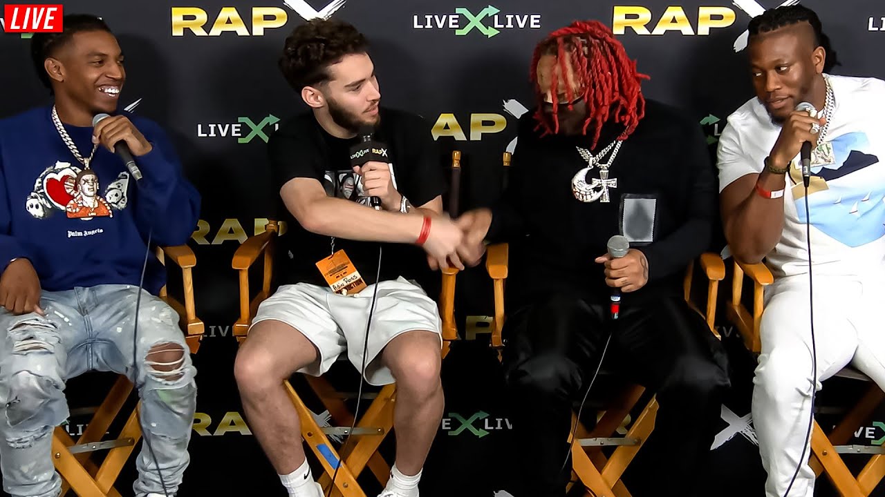 Adin Ross Interviews Trippie Redd w/ Zias & B-Lou! *Awkward 😂*