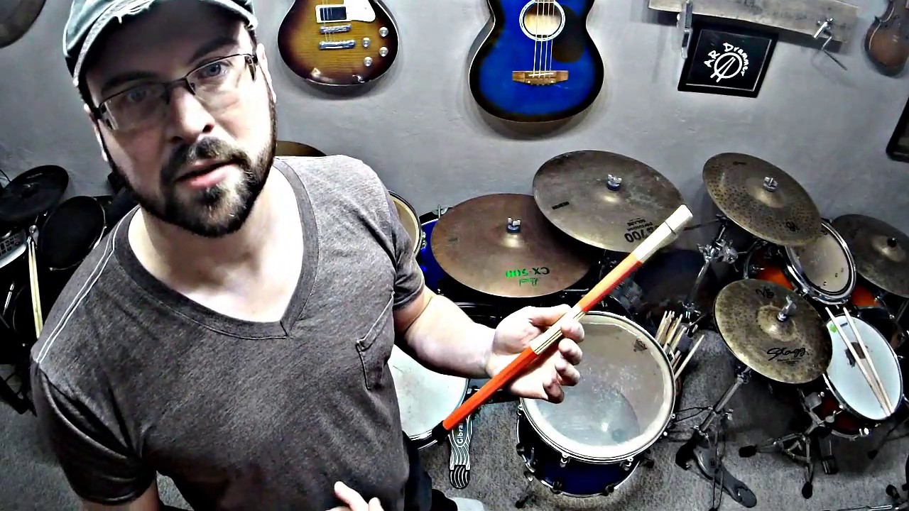 $4 Pair of Drum Rods / Sticks Demo and Review (w/link) Drumming on a Budget
