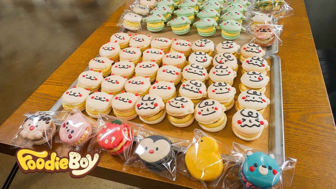 Фантастические красочные макароны - корейская уличная еда