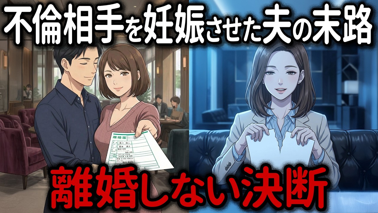 【離婚？しません】夫「不倫相手に子供が出来たから離婚して」私「ゼッタイ離婚しません」【朗読・アニメ漫画】