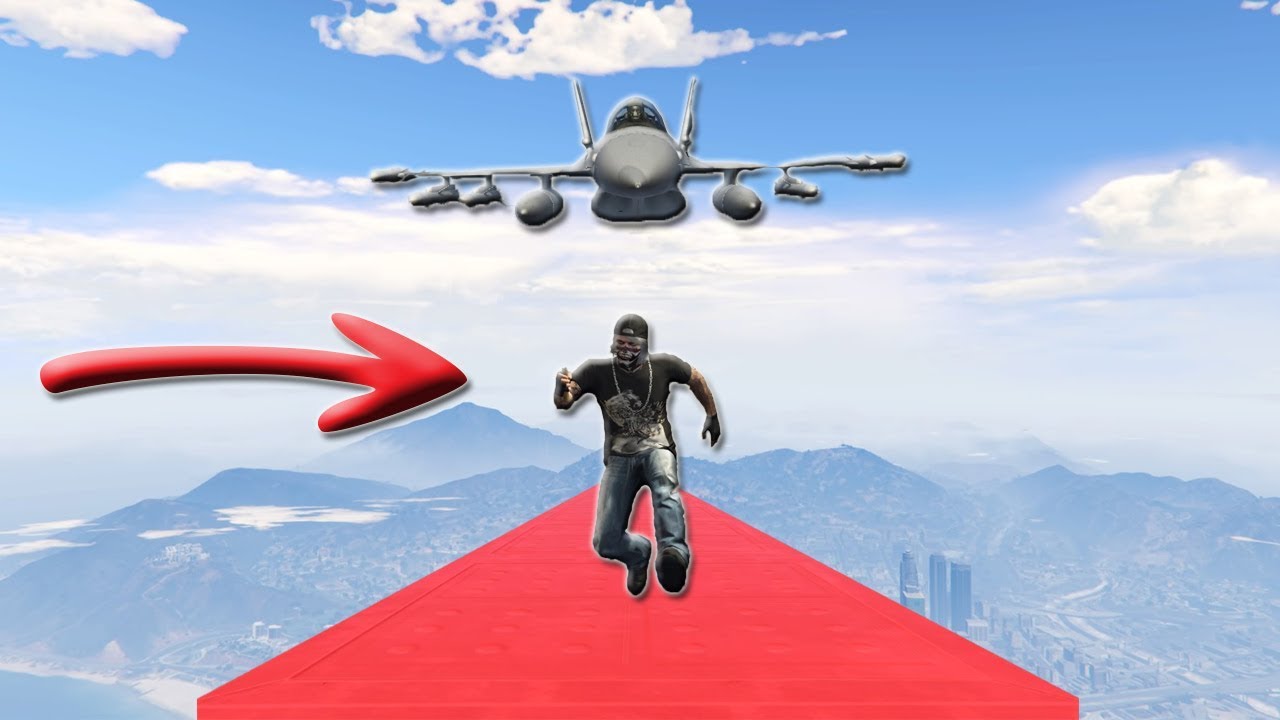 قراند 5| صواريخ ضد سيارات نفاثة GTAV| ROCKETS VS CARS