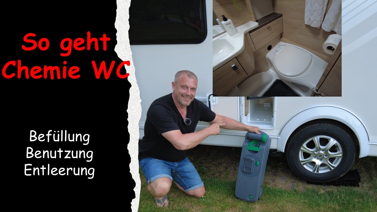 So geht Camping Chemie Toilette , WC im Wohnwagen oder Wohnmobil, meine besten Tipps