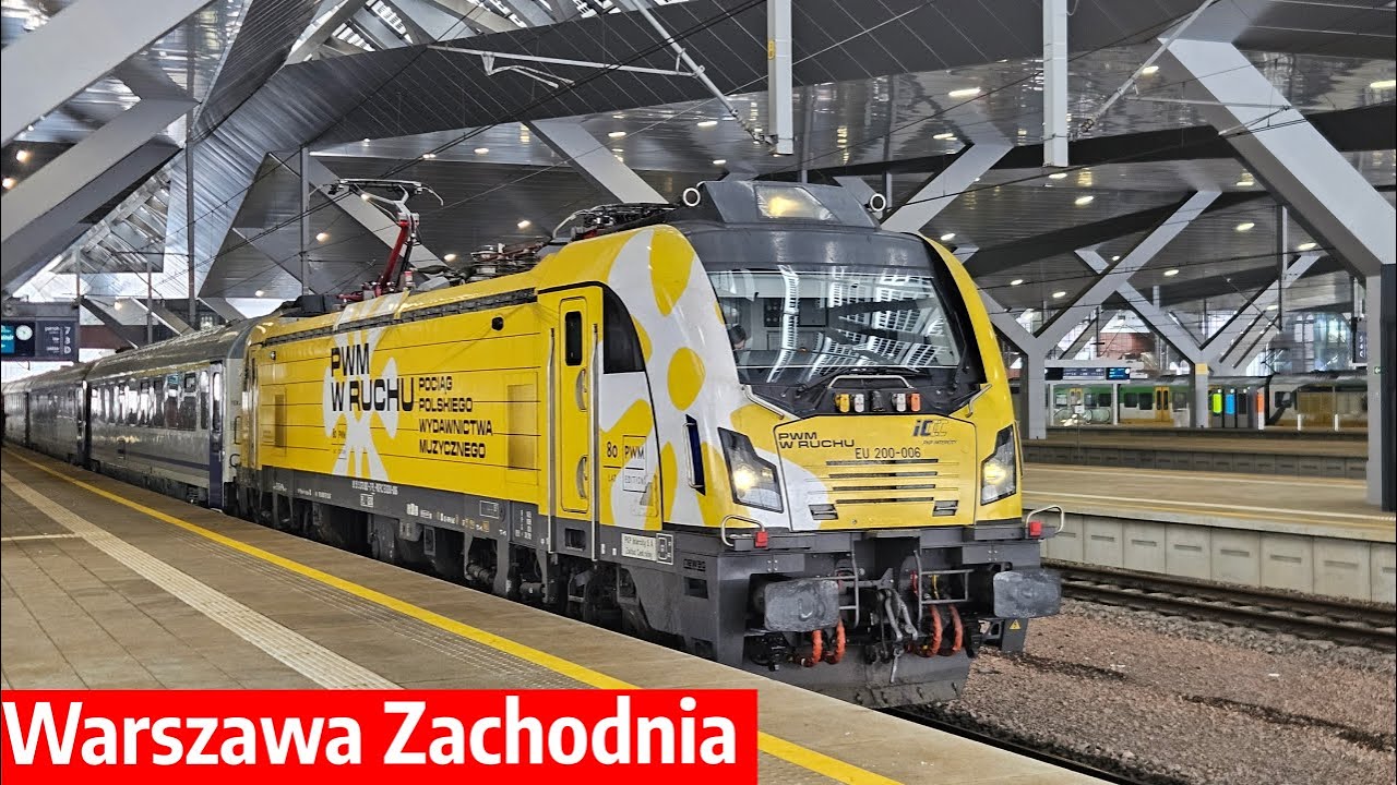 Pociągi na stacji Warszawa Zachodnia