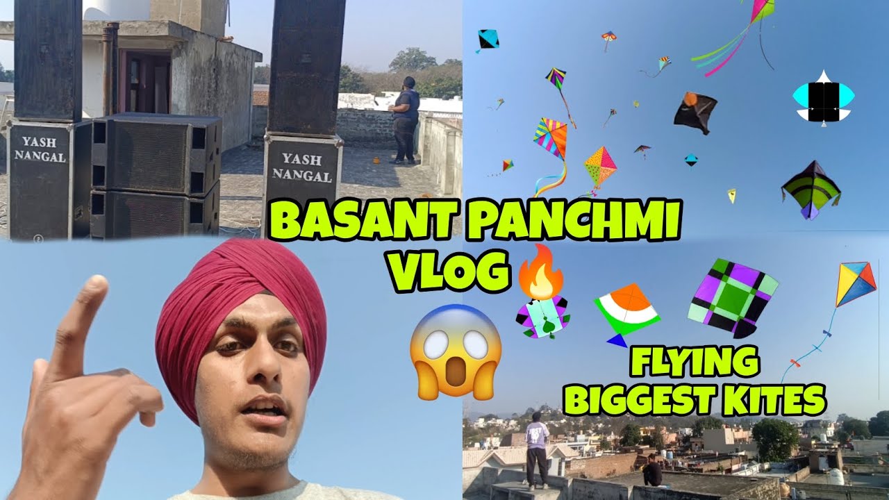Flying kites on BASANT PANCHMI 2024😱 *Gone Wrong* PATANGBAZI