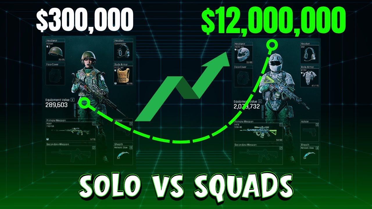 Solo vs Squads con Equipo BARATO y Gano 12 MILLONES | Arena Breakout Infinite