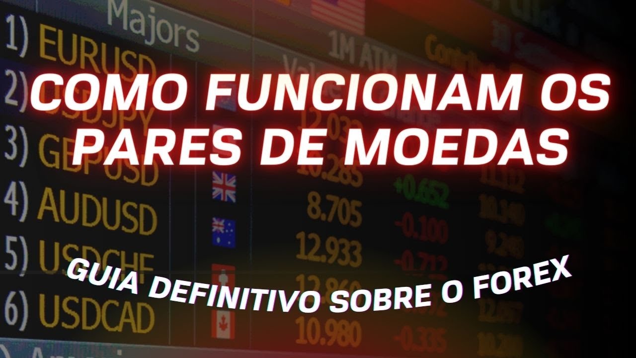 COMO FUNCIONAM OS PARES DE MOEDAS (TUDO SOBRE FOREX)