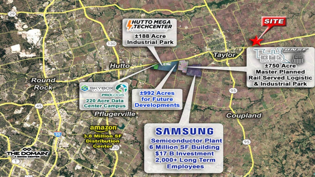 RCR Taylor Logistics Park 4-25-25 | Samsung Taylor + Hutto Mega TechCenter