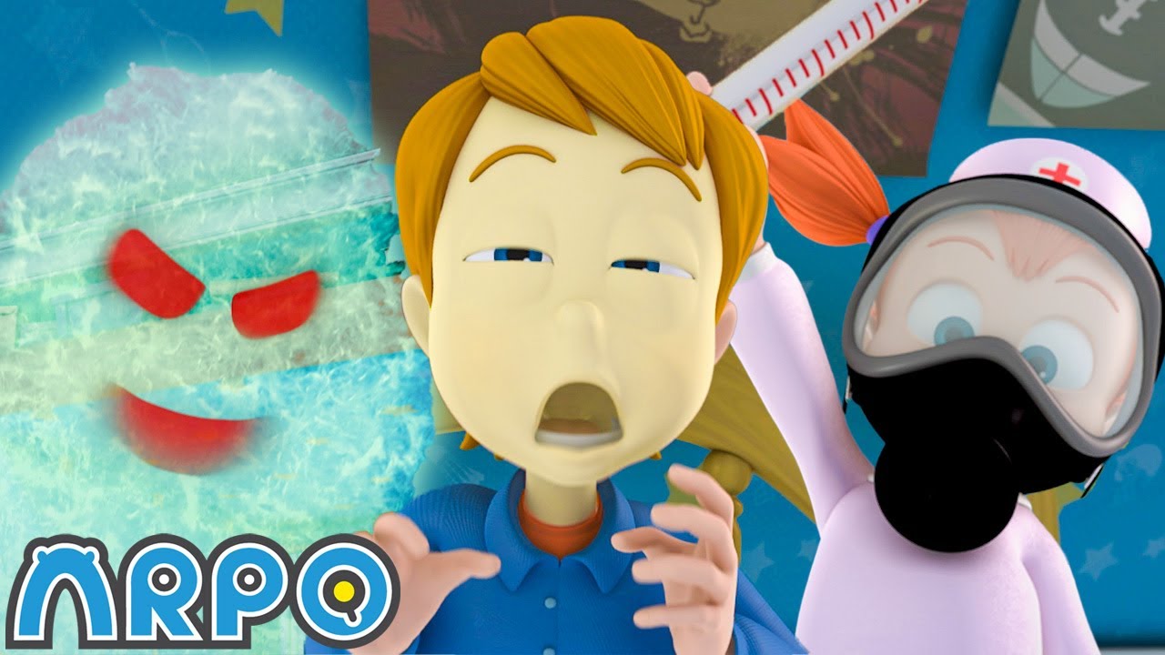 Germ War 🌡️ DON’T GET SICK! 🤒 ARPO the Robot Full Episodes | Season 1 | Funny Kids Cartoons