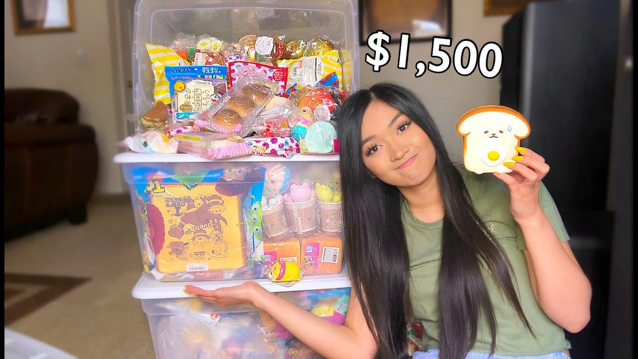 i spent $1500 on squishies from japan