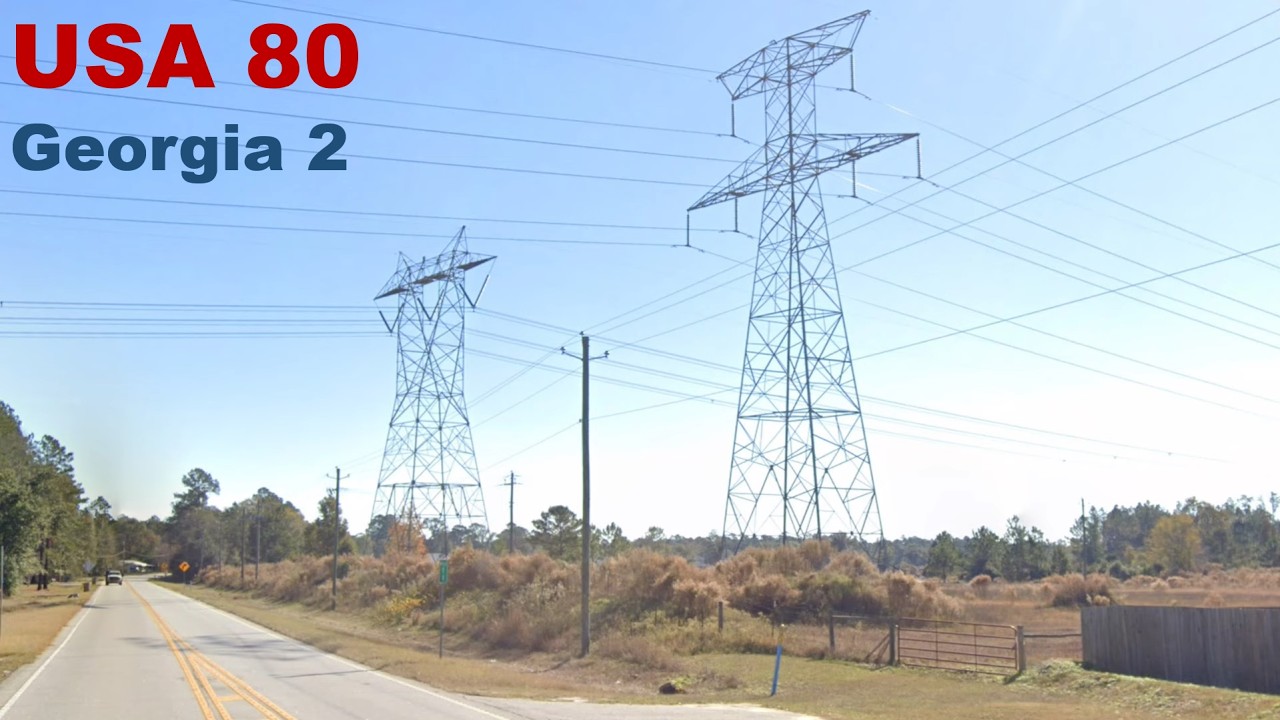 USA80 Power lines in Georgia 2. (336)