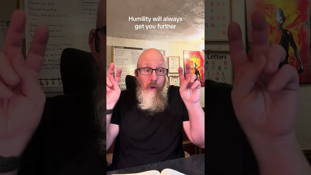 Jan 13 Humility will always get you further… Matthew 13, Proverbs 13, Genesis 40-41 