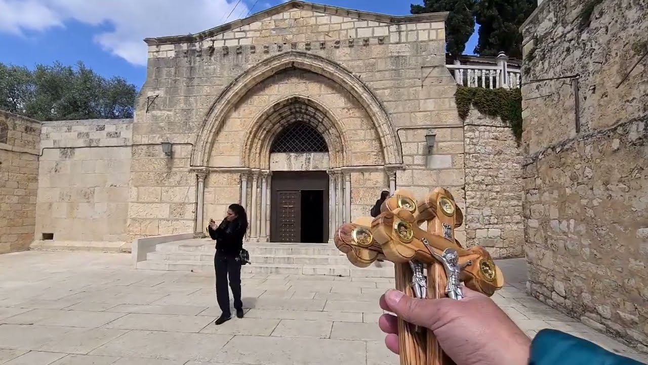 The Dormition and the Assumption site of Virgin Mary, the mother of Jesus in Jerusalem