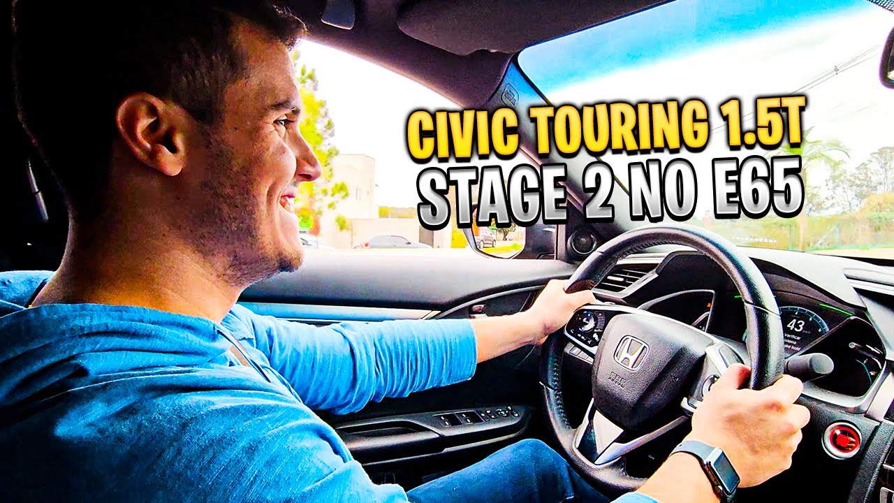 Honda Civic Stage 2 Forte! Mapa custom no rabo de galo E65