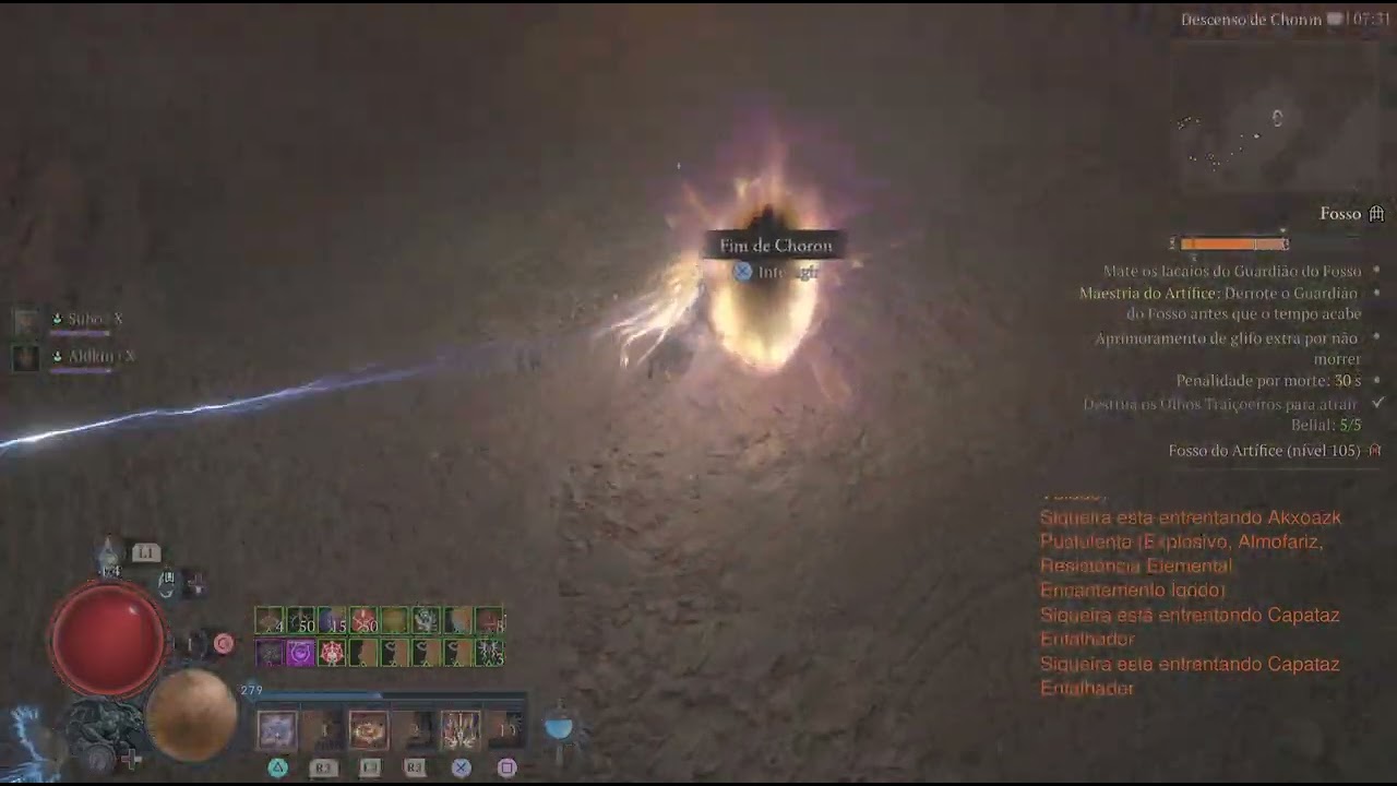 Diablo IV temporada 11 fosso 105