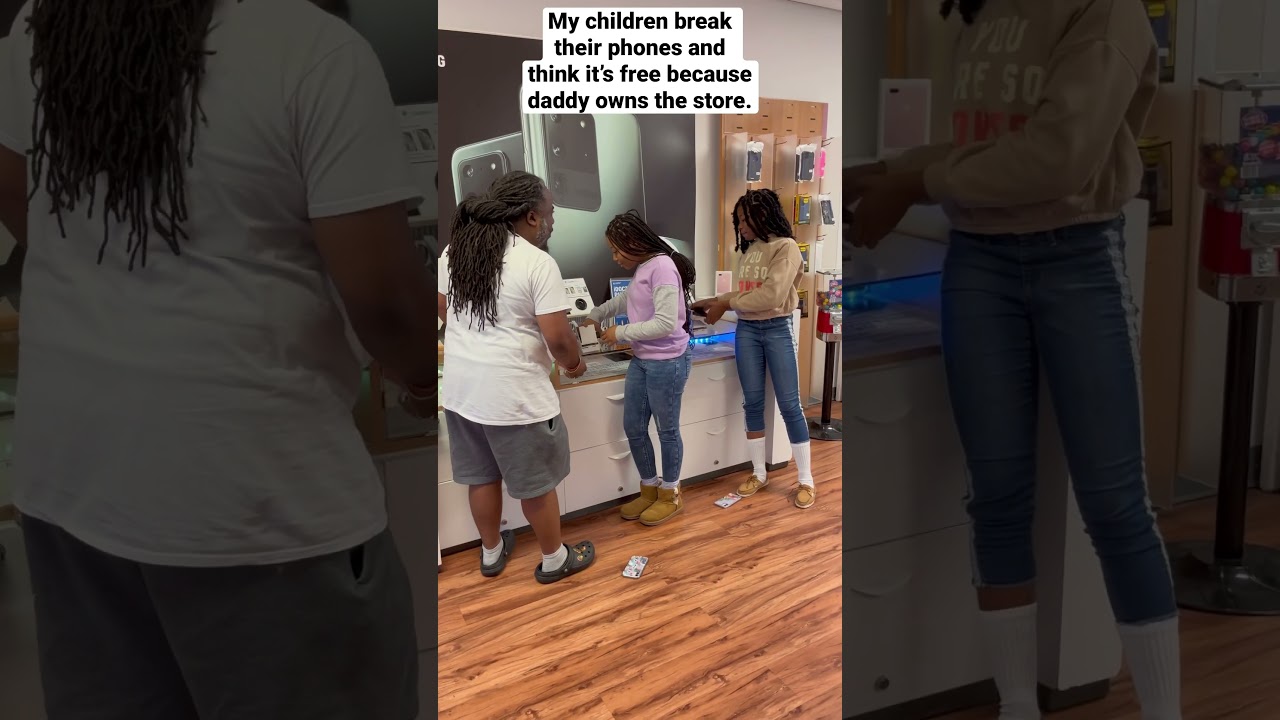 My kids wanted a new phone