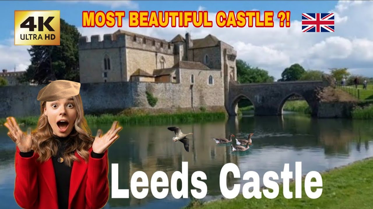Inside Leeds Castle Gardens 🇬🇧 The Most Beautiful Castle Walk in England! (Full Tour)