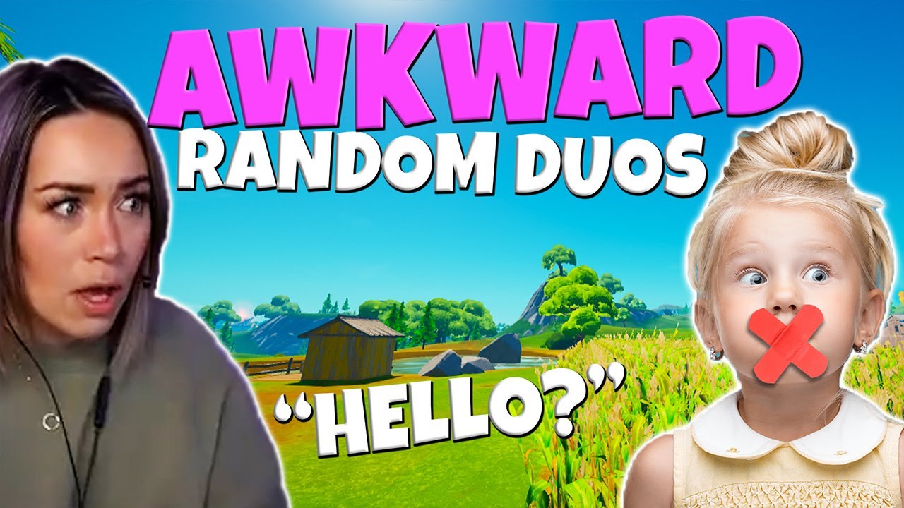 THE MOST AWKWARD RANDOM DUOS?! (Fortnite)