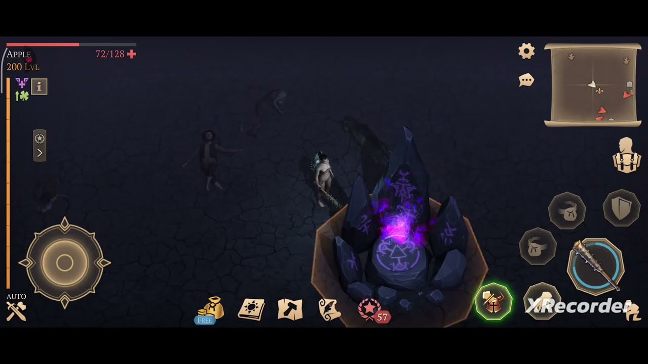 Grim Soul - Offering corrupted silver ore in dark offering