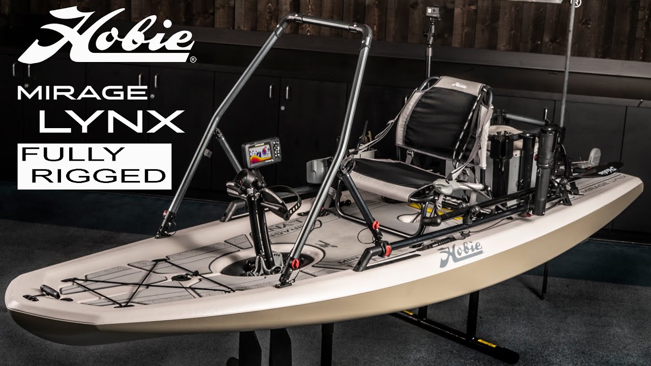 The Ultimate FULLY RIGGED Kayak for Bass Fishing | Hobie Mirage Lynx pedal kayak