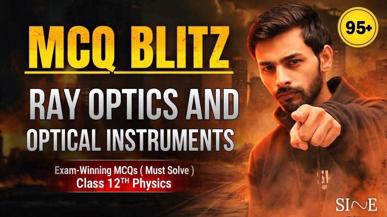Ray Optics MCQ BLITZ 🔥 | Class 12 Physics Chapter 9 | Most Important MCQs & PYQs | CBSE 2026