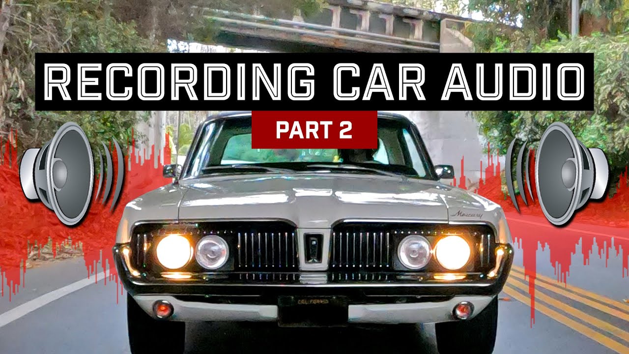 Recording Car Engine & Exhaust Sounds w/ 4 Mics (PART 2)