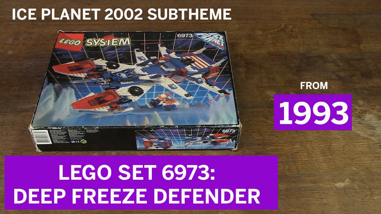 review, build and unbox lego set  lego 6973 Deep Freeze Defender from 1993 #lego