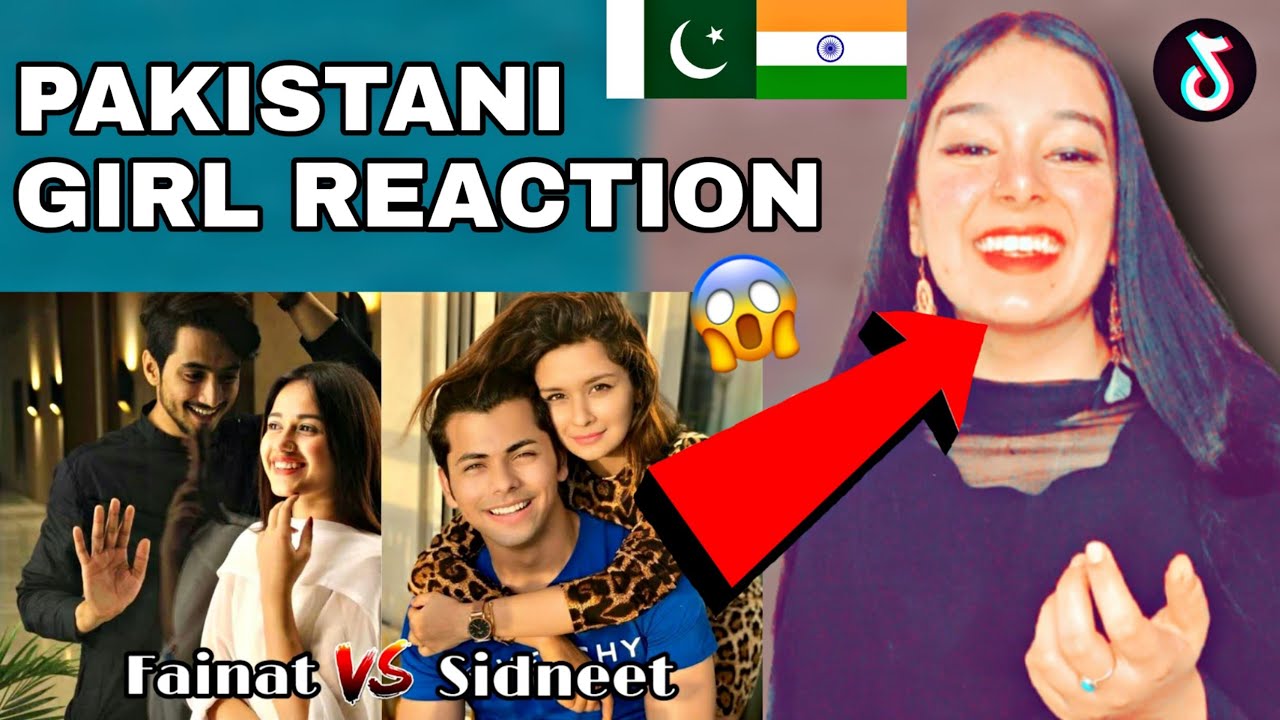Pakistani Girl Reaction on Sidneet vs Fainat New LATEST TIKTOK | Fainat and Sidneet | MEHLASH reacts