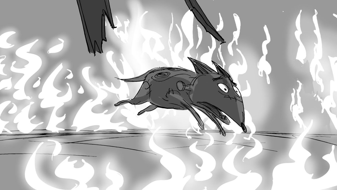 Frankenweenie  - Final confrontation - Storyboard Animatic