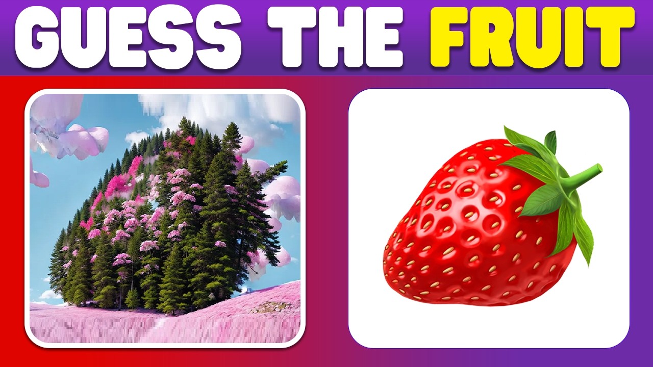 Guess the FRUIT by ILLUSION 🍌🍓🍇 Mind-Blowing Quiz!