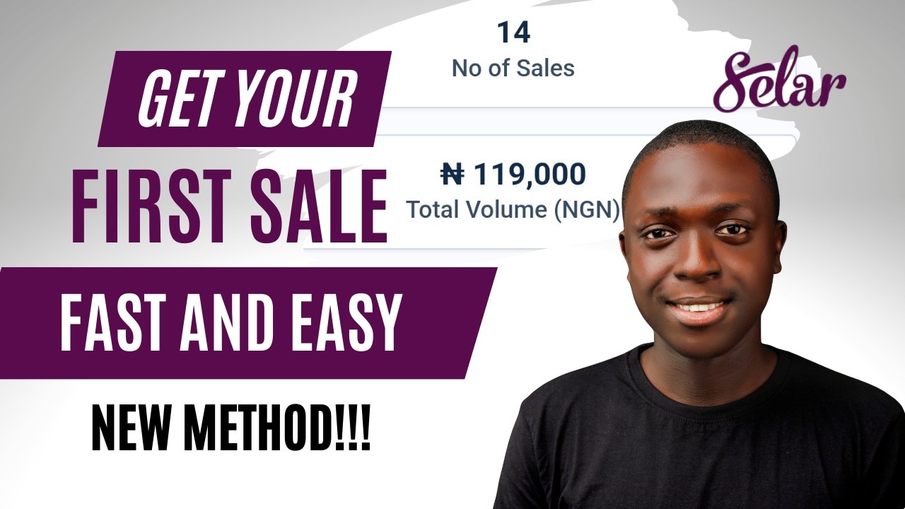 How to Make Your First Affiliate Sale on Selar FAST (Step-by-Step Guide for Beginners)