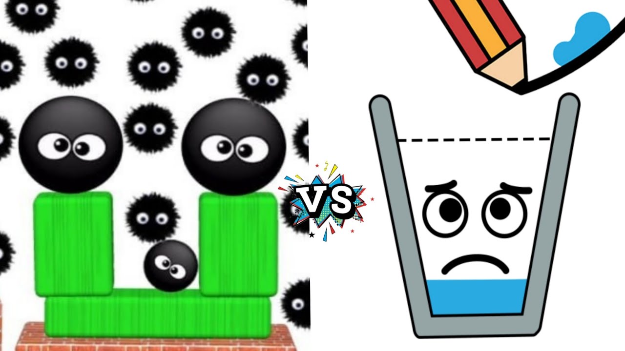 Happy Glass Puzzle VS Hide Ball Brain Teaser Logic Puzzle Merge Double IQ!