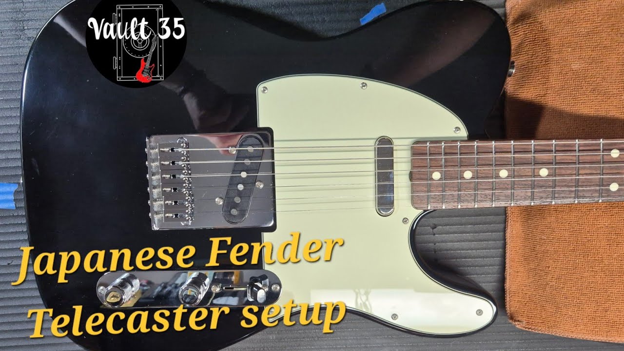 EP67. Japanese Fender Telecaster. New bridge setup. 