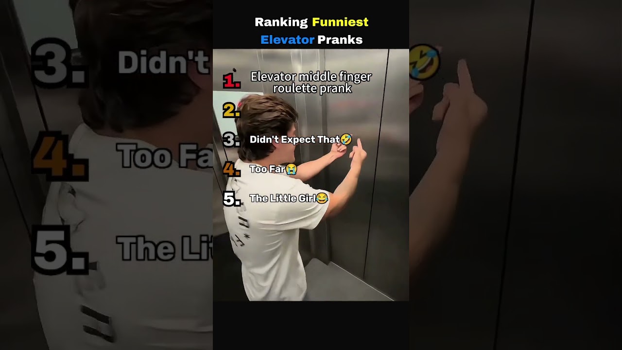 Ranking the funniest elevator prank moments caught on camera 😂