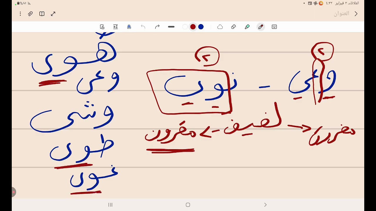 الفعل الصحيح والعتل صرف