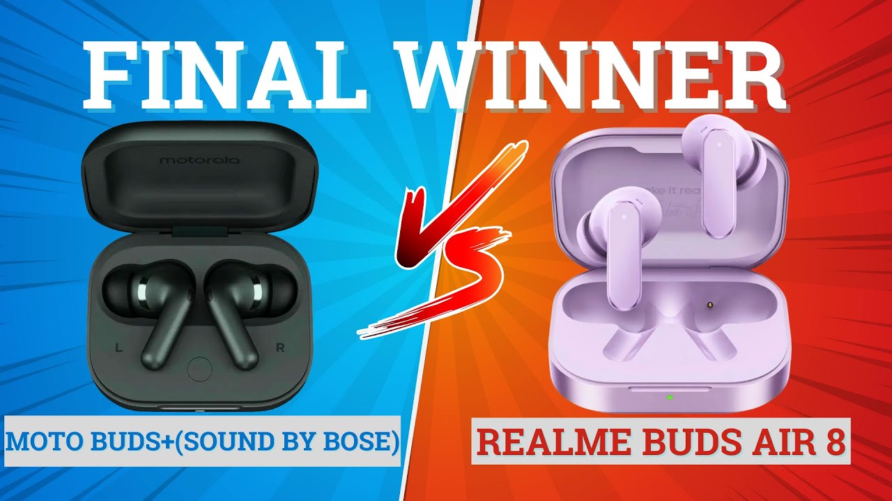 Moto Buds + (звук от BOSE) против Realme Buds Air 8 ⚡ Полное сравнение ⚡Лучшие для музыки, басов ...