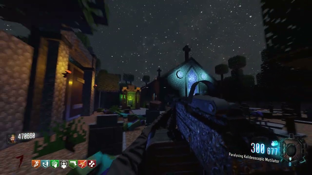 Black Ops 3 Zombies (Custom Map) – Pixel Gun 3D Cemetery Gameplay