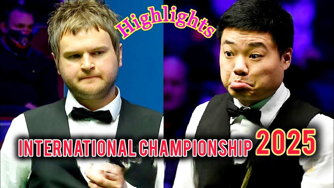 Ding Junhui vs Liam Highfield International Championship 2025 Snooker