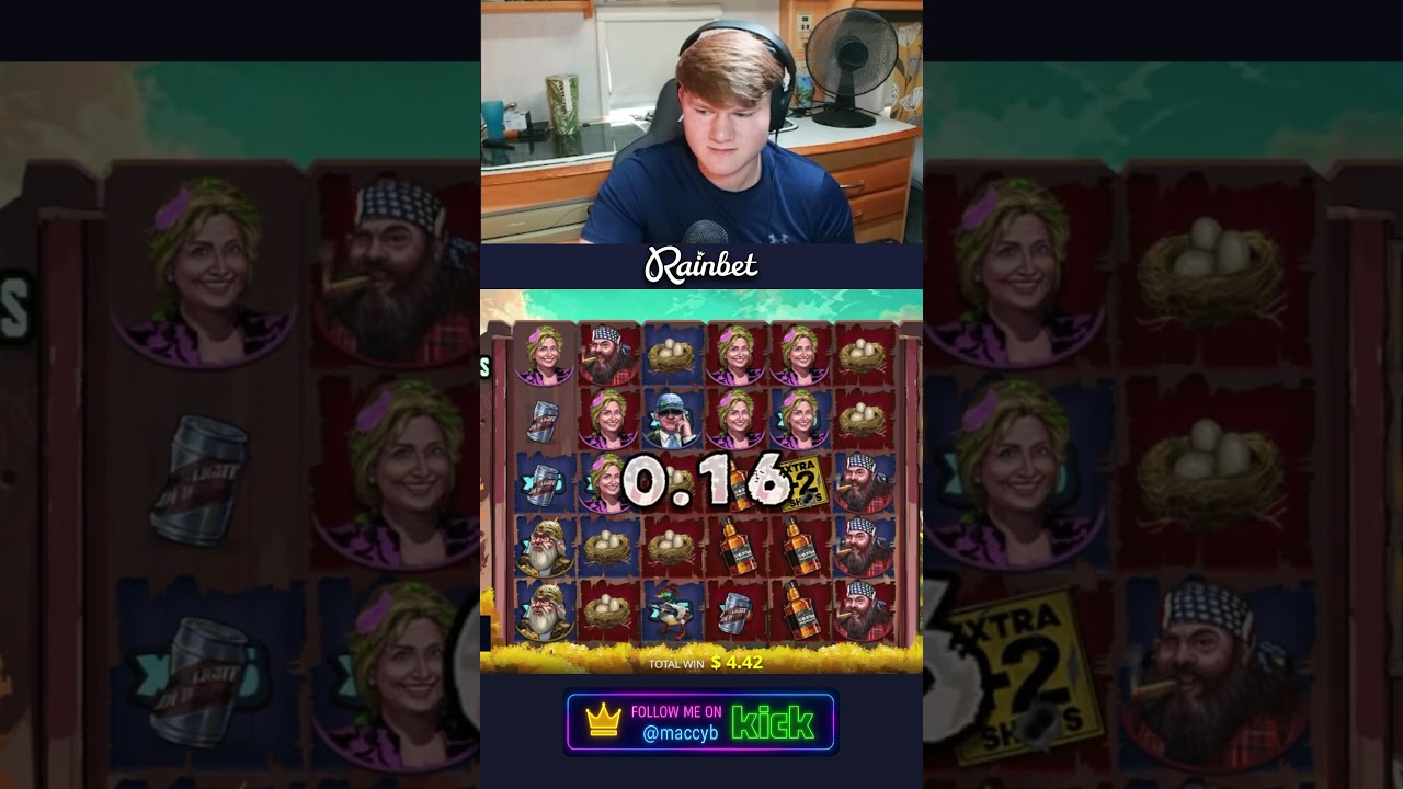 Duck hunters - best no limit slot created 😂 #gambling #casino #slots #blackjack #rainbet #fyp