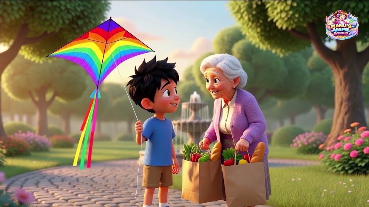 🪁 Ivaan and the Lost Kite | A Story of Honesty & Kindness | 3D Animation