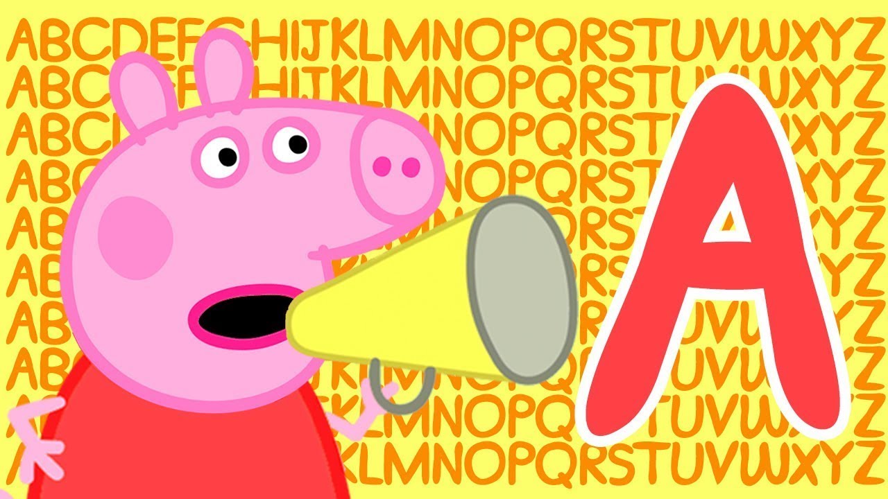 Peppa Pig 🔠 Letter A | Learn the Alphabet with Peppa Pig | ABC Letter Boxes | Learn with Peppa Pig