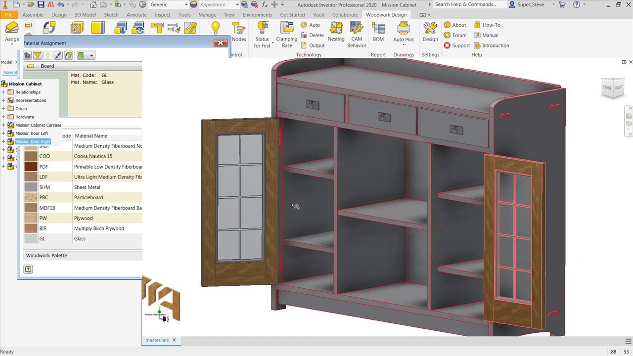 Woodwork For Inventor Bill Of Materials 3 of 4