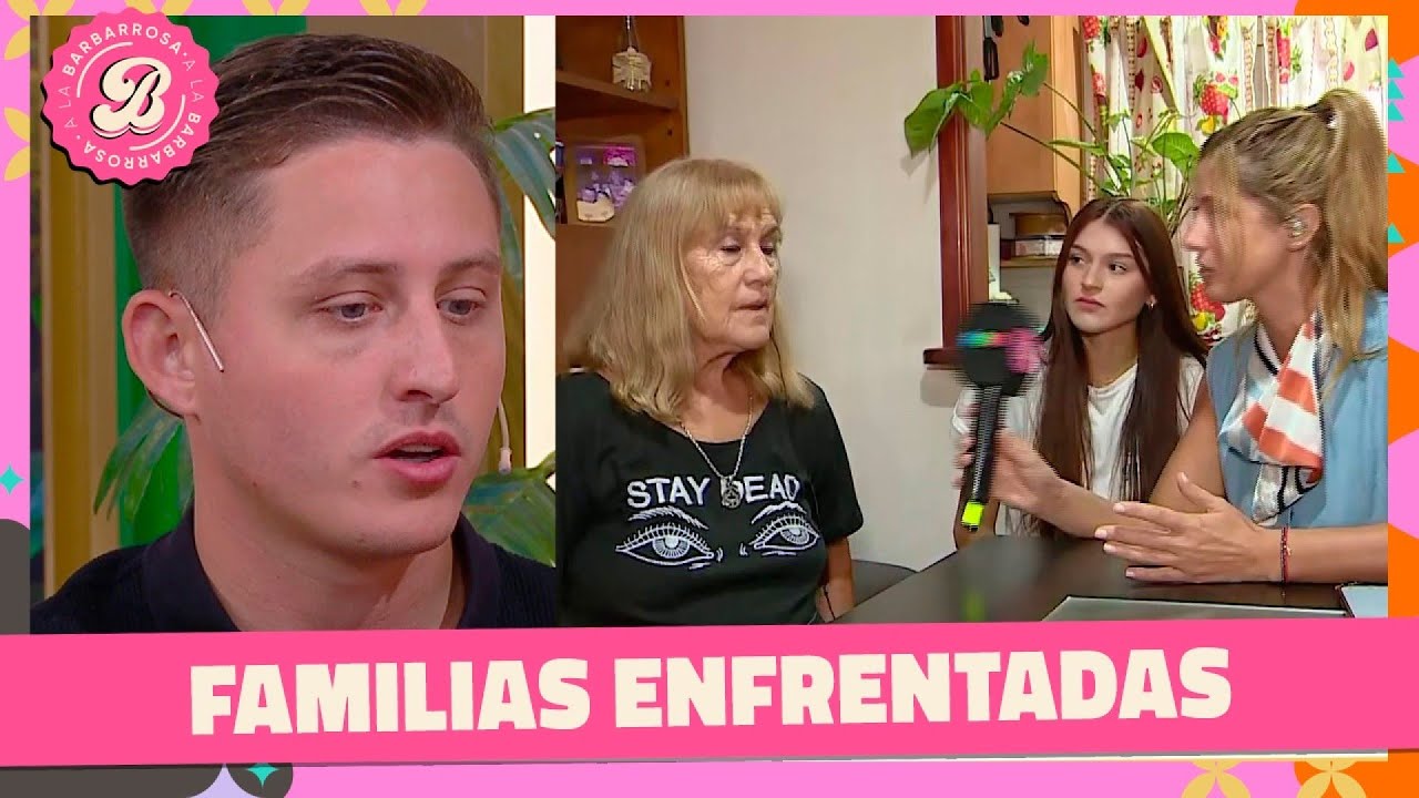 La familia de Luana confrontó en vivo a Lucas | #ALaBarbarossa