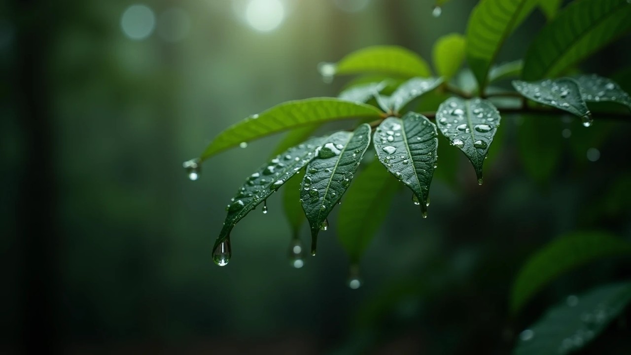 Rain Sounds in a Forest | Rain on Leaves Ambience | 2 Hours | No Talking ASMR
