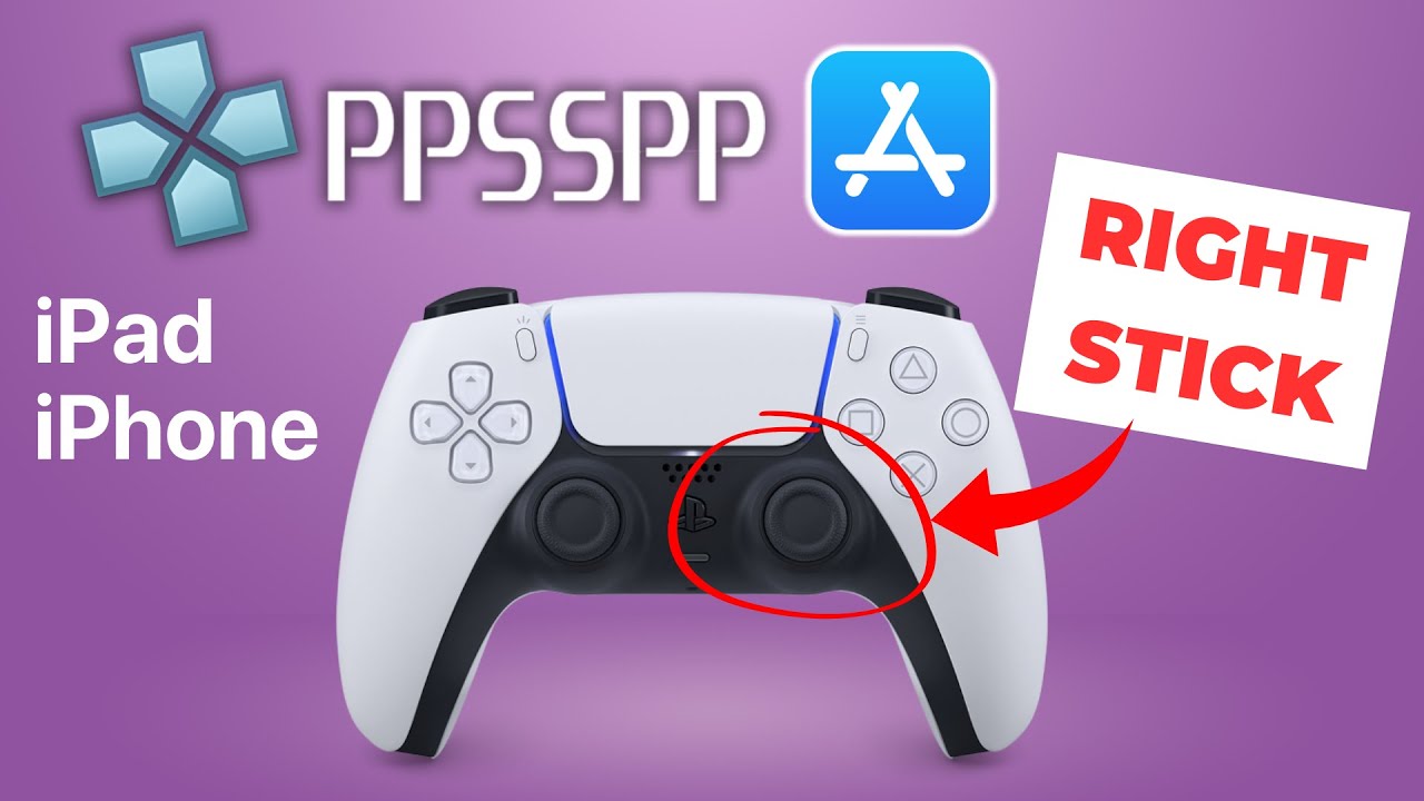 PPSSPP Управление правым аналоговым стиком для iPhone, iPad и iOS App Store