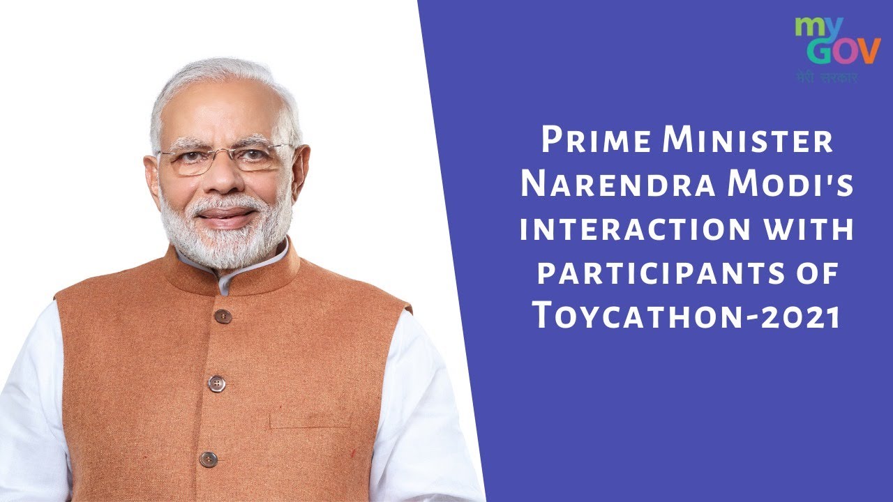 PM Narendra Modi's interaction with participants of Toycathon-2021