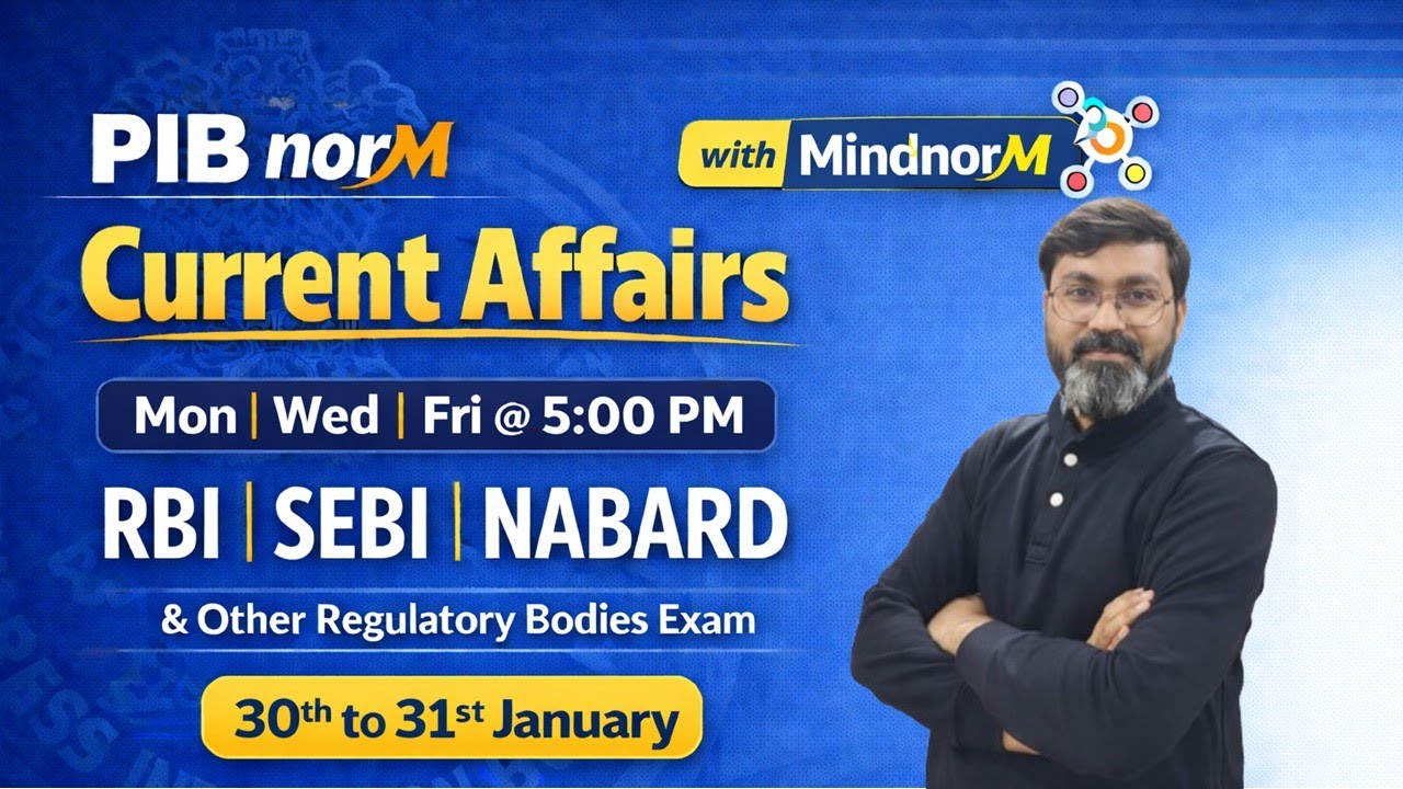 PIB Current Affairs | PIB Manish Sir | PIB for RBI, NABARD, SEBI Grade A | RBI Grade B Preparation