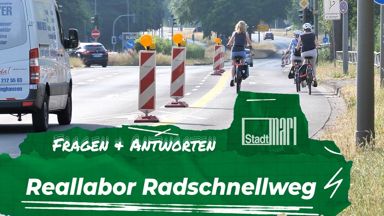 Fragen & Antworten: Reallabor Radschnellweg || Stadt Marl