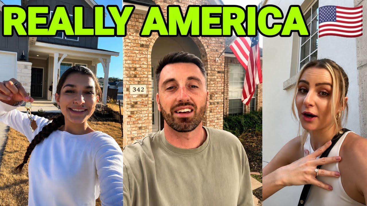 Europeans Are Surprised By American Homes And LARGE AMENITIES