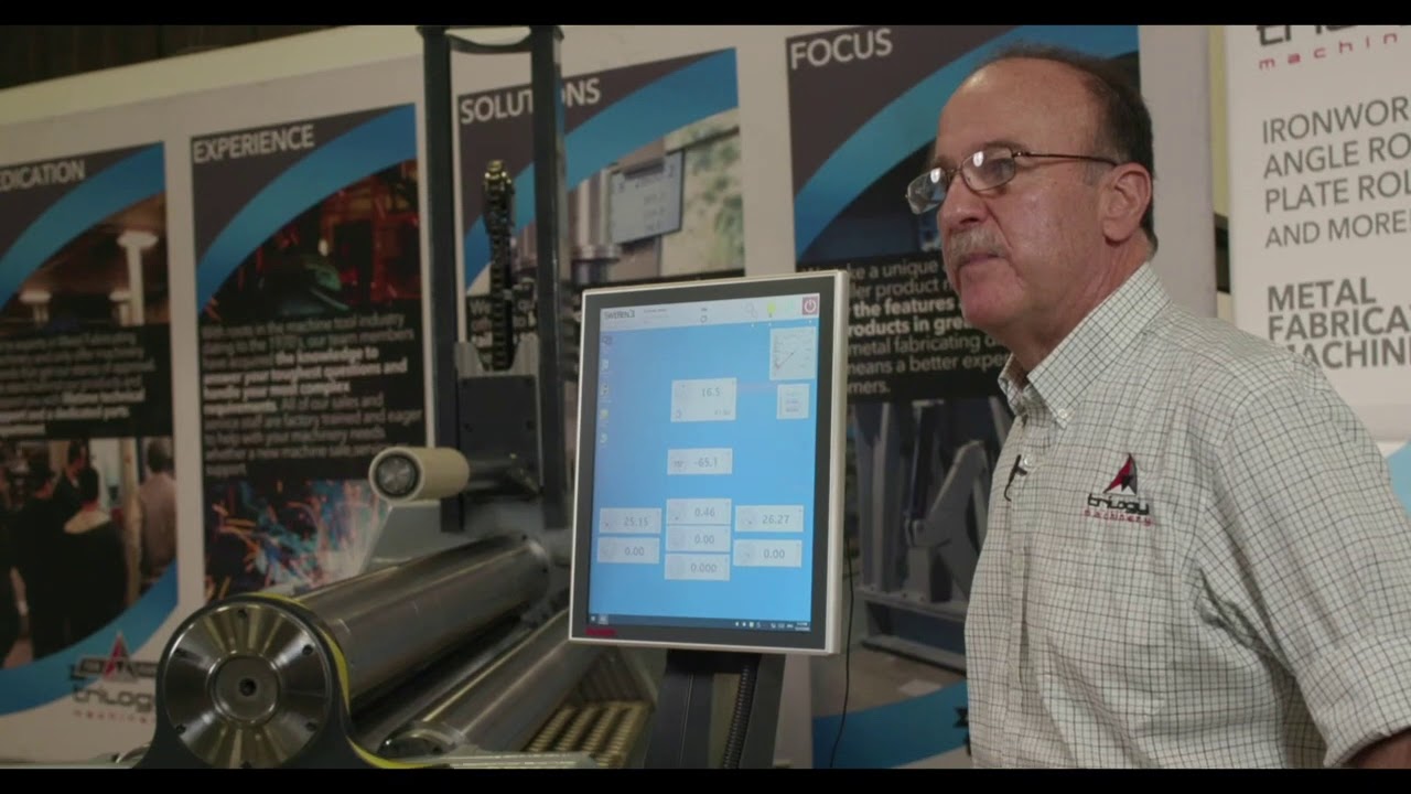 SweBend Four Roll Plate Bending Roll Live Demo