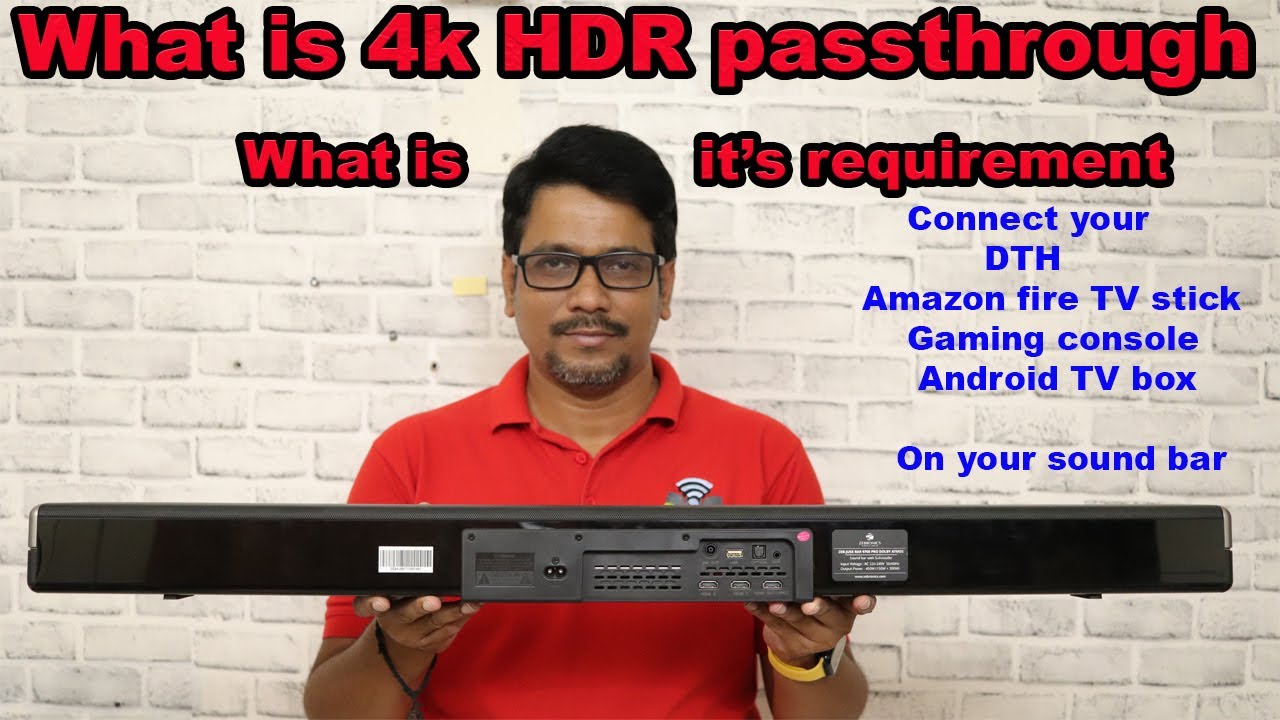 Hindi || What is 4k HDR pass-through | What is 4k HDR pass-through requirement?